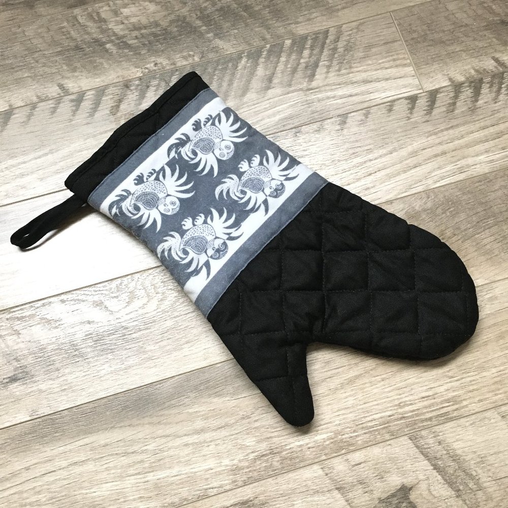 100% Cotton Native Home Inuit Owl Oven Mitt Free W// Qualifying Purchase